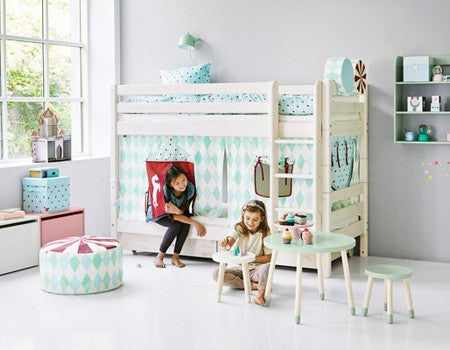 FLEXA 2 Drawers for CLASSIC Bed 200cm White Washed