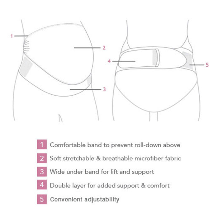 Carriwell Overbelly Support Belt Black