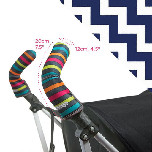 Choopie CityGrips Double Bar - Chevron Navy - CanaBee Baby
