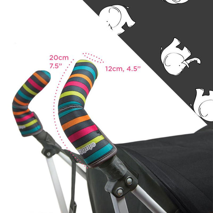 Choopie CityGrips Double Bar - Grey Elephant - CanaBee Baby