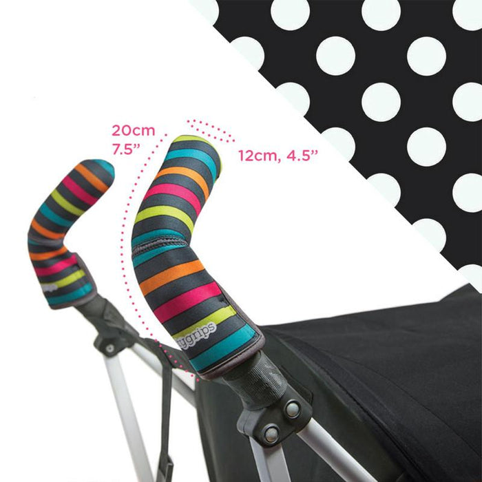 Choopie CityGrips Double Bar - Polka Dots Black/White - CanaBee Baby