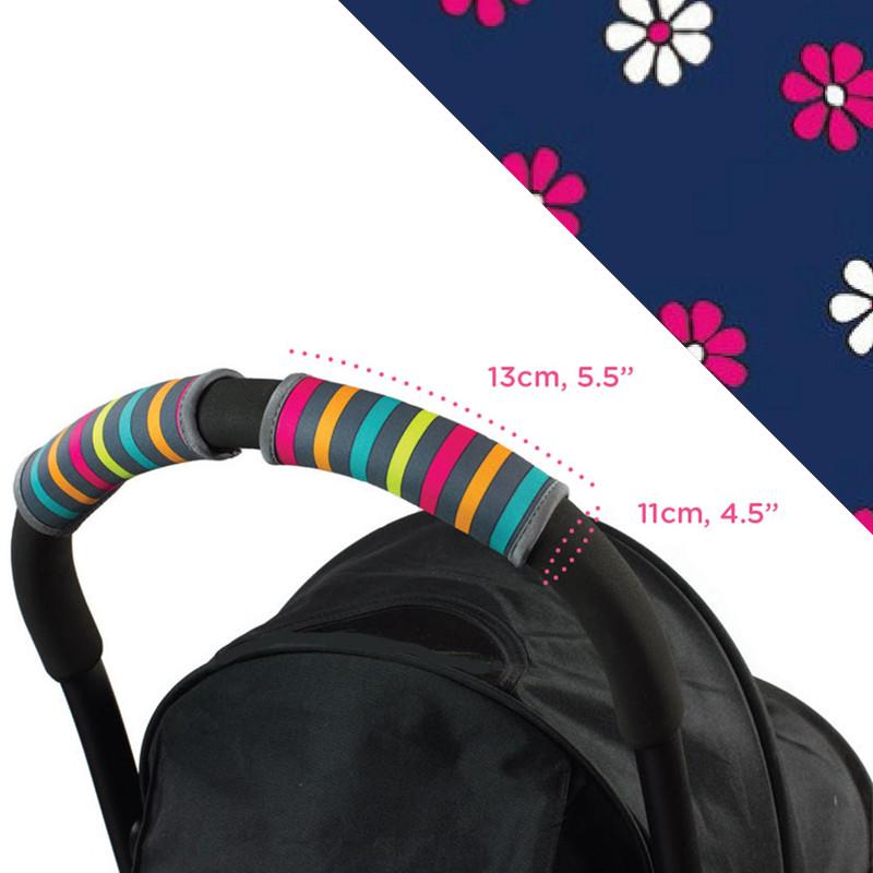 Choopie CityGrips Small Single Bar - Pink Daisy - CanaBee Baby