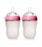 Como Tomo Natural Feel Baby Bottle 250ml 2pk Pink