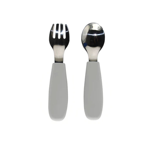 Nouka Toddler Cutlery Set - Light Storm