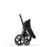 Cybex Priam 4 Stroller - Rose Gold Frame with Deep Black Seat