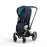 Cybex Priam 4 Stroller - Chrome Frame with Nautical Blue Seat
