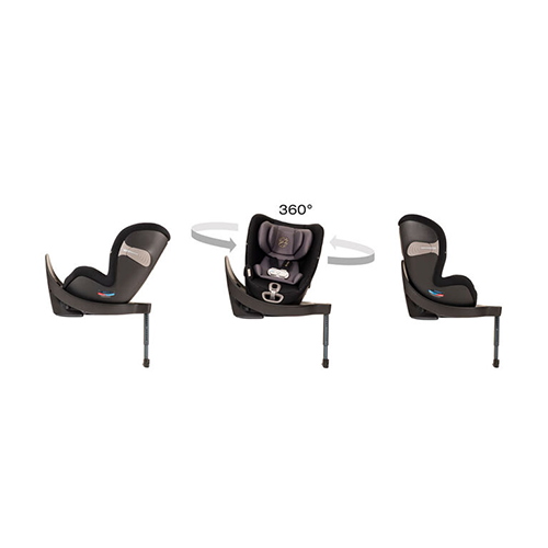Cybex Sirona S 360 Rotating Convertible Car Seat - Premium Black