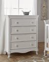 Pali 2404 Diamante 4 Drawer Chest (Vintage White)