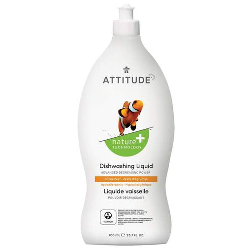 Attitude Dishwashing Liquid Citrus Zest 700ml 137245