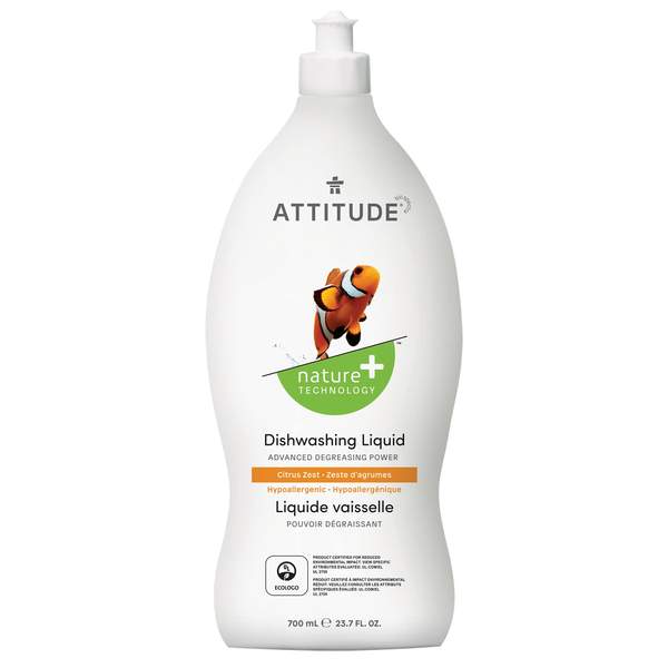 Attitude Dishwashing Liquid Citrus Zest 700ml 137245
