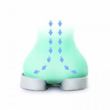 Best in Rest Orthopedic Seat Cushion Grey/Blue