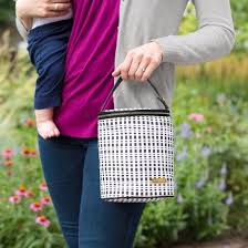 JJ Cole Bottle Cooler Cream & Black (J00631)