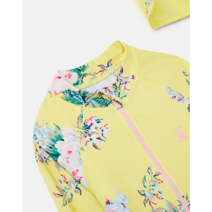 Joules Sun 2 Piece Swim Set - Floral Yellow