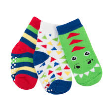 Zoocchini Buddy Baby Socks Set 3pc Devin Dinosaur 0-24M ZOO705