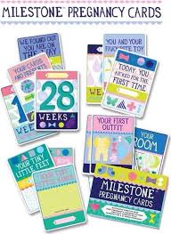Milestone Baby Pregenancy Cards