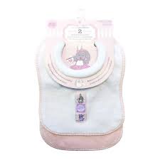 Piccolo Bambino Terry Milk Feeding Bib Girl PB732GL