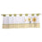 NoJo Window Valance Bright Blossoms