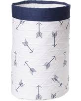 Kidicomfort 12” x 20” Decorative Basket - Navy Arrows
