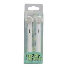 Jack N' Jill Buzzy Brush Replacement Head 2pk (BBREP)