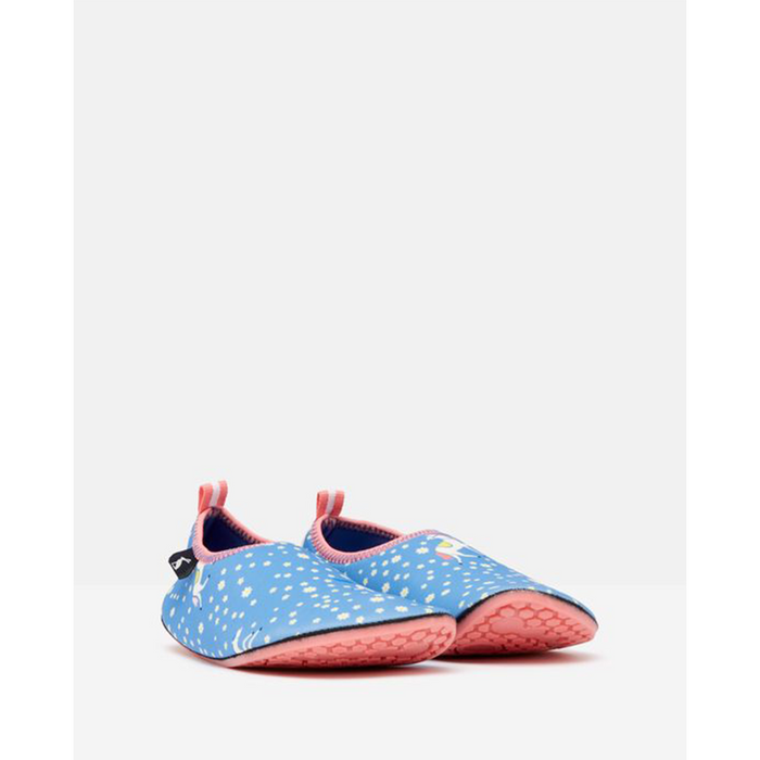 Joules Neoprene Slip On Shoes - Blue Horses Size 12