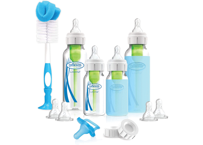 Dr Brown's Options + Glass Bottle Narrow-Neck Gift Set SB06003