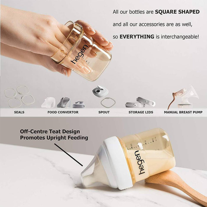 Hegen PCTO 150ml Feeding Bottle PPSU Pack 0f 2
