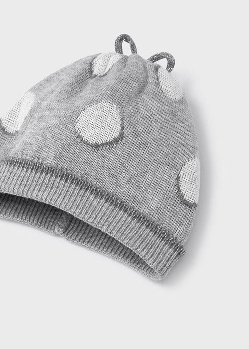 Mayoral ECOFRIENDS Knitted Leg Warmer With Hat Set - Fog 2505