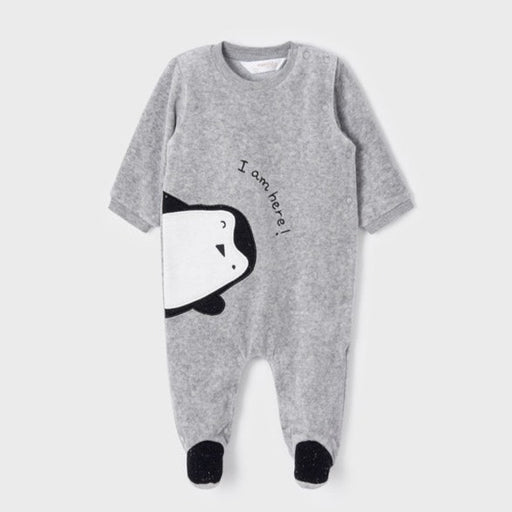Mayoral ECOFRIENDS Velvety Knitted Sleepsuits - Fog 2632