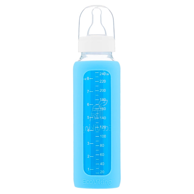 EcoViking Bottle Glass Blue 240ml 0+
