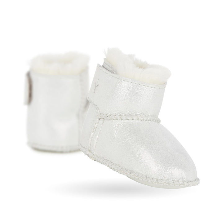 Emu Baby Bootie Metallic Silver - CanaBee Baby