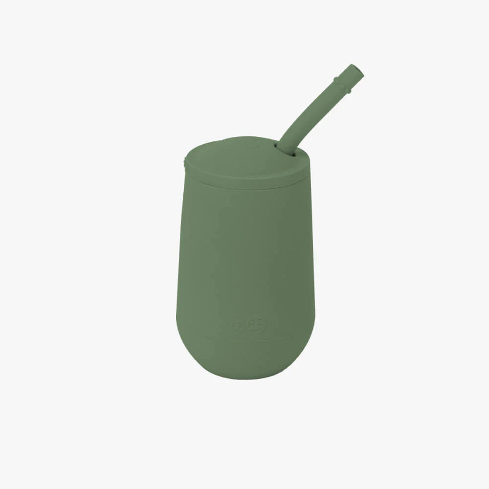 Ezpz Happy Cup+Straw Training System - Olive