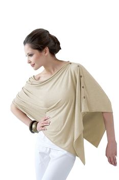 Mothers En Vogue Bamboo Wrap - Ecru FS