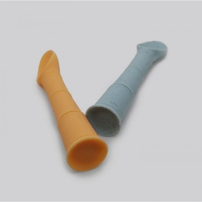 Kushies Silipop Spoons 2pk - Blue/Orange