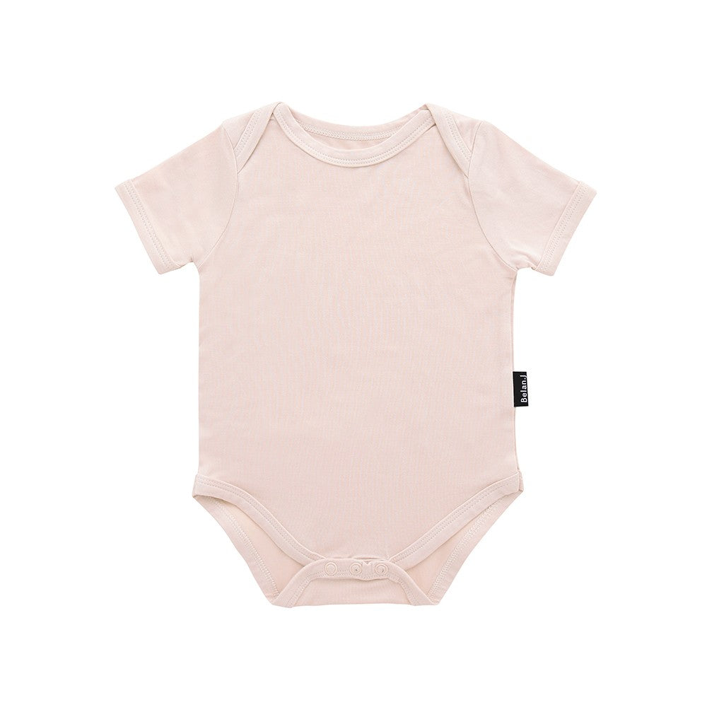 Belan.J Short Sleeve Onesie - Creamy Peach