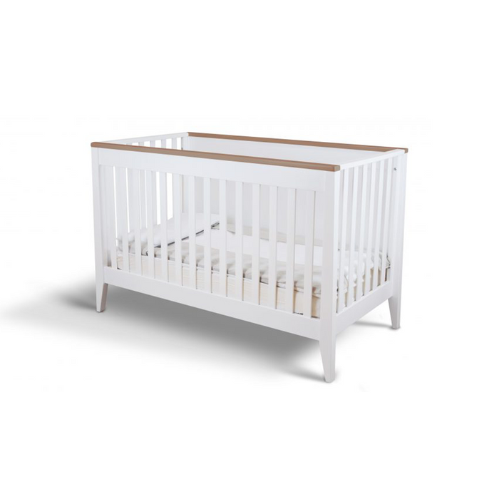 Pali Botticelli Convertible Crib - White/Walnut (MADE IN ITALY)