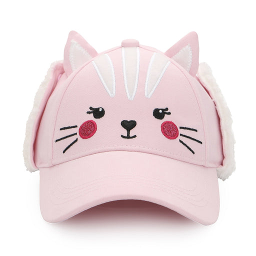 Flapjack Kids 3D Caps with Earflaps - Cat