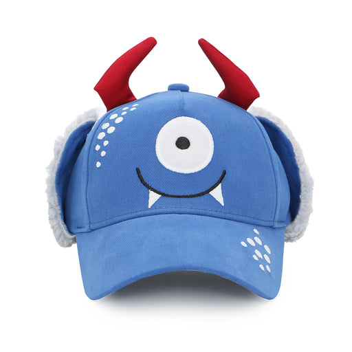 Flapjack Kids 3D Caps with Earflaps - Monster FJKWC731L