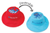 Flapjack Kids Reversible Sun Hat - Whale/Blue Octopus