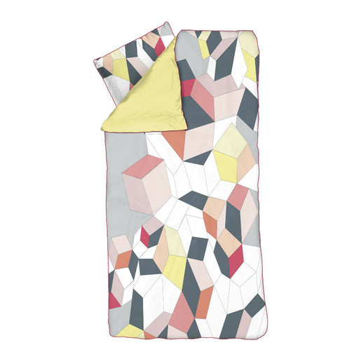 FLEXA Bed Linen - Graphic Coral