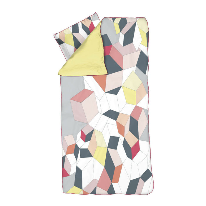 FLEXA Bed Linen - Graphic Coral