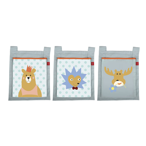 FLEXA Bed Pockets Set 3pcs - Forest