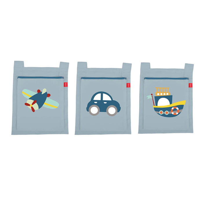 FLEXA Bed Pockets Set 3pcs - Transport