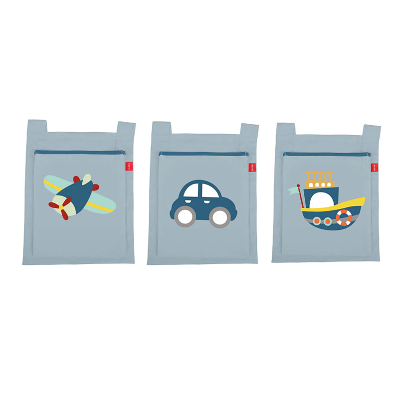 FLEXA Bed Pockets Set 3pcs - Transport