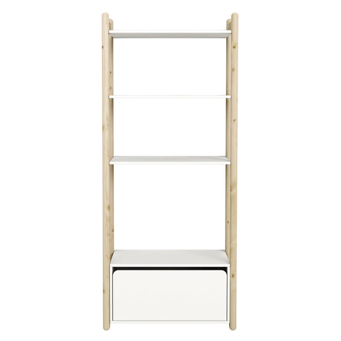 FLEXA Maxi B Chest Poles Clear Lacq + MDFF White (Markham In Store Pick-up Only)