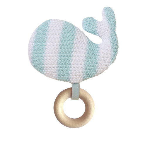 Manhattan Toy Knit Rattle Whale