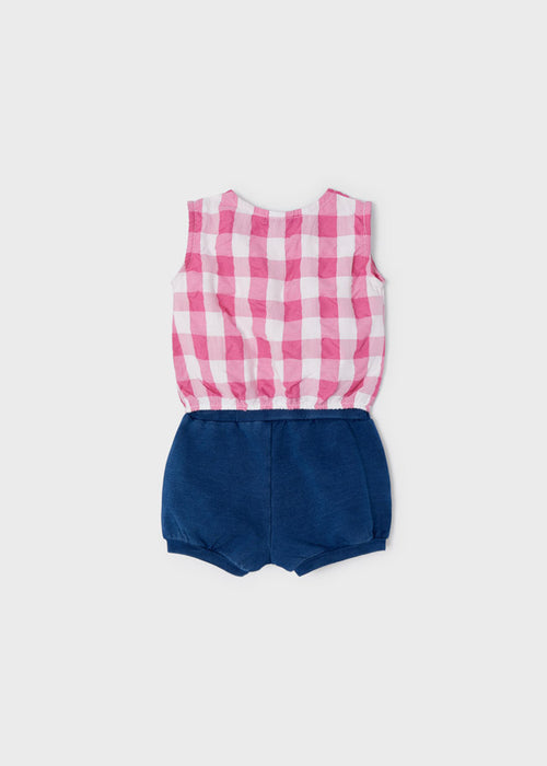 Mayoral Gingham Short Set - Camelia  (1240-86)