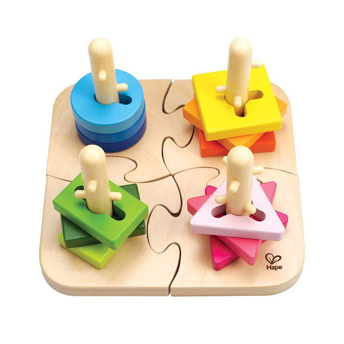 Hape Creative Peg Puzzle - CanaBee Baby