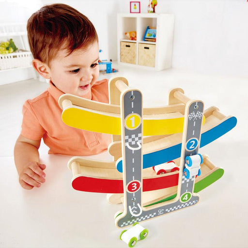 Hape Fast Flip Racetrack - CanaBee Baby