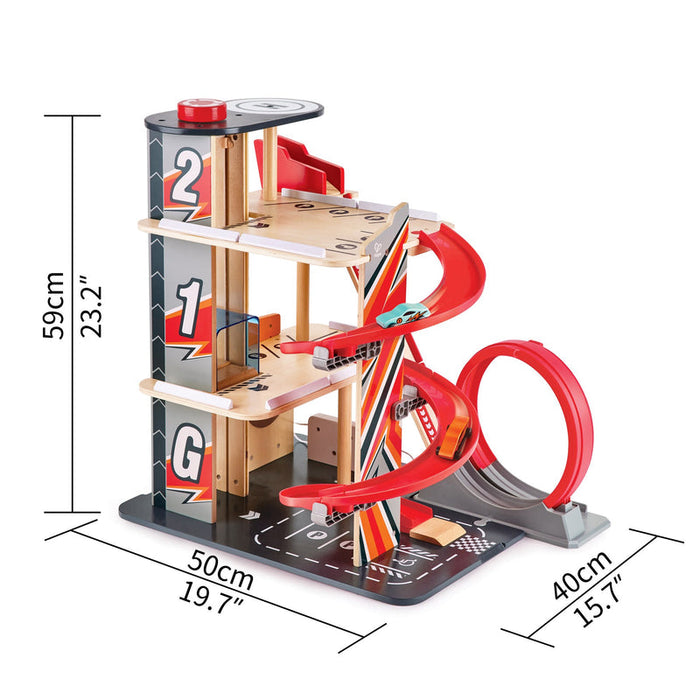 Hape Gearhead Stunt Garage