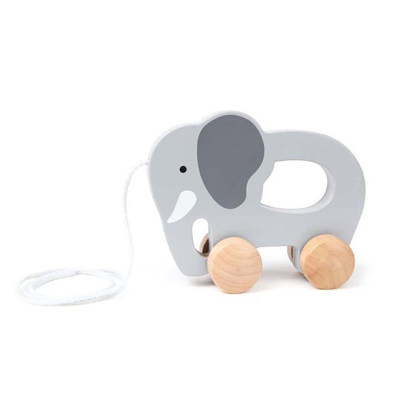 Hape Push Pull Elephant - CanaBee Baby